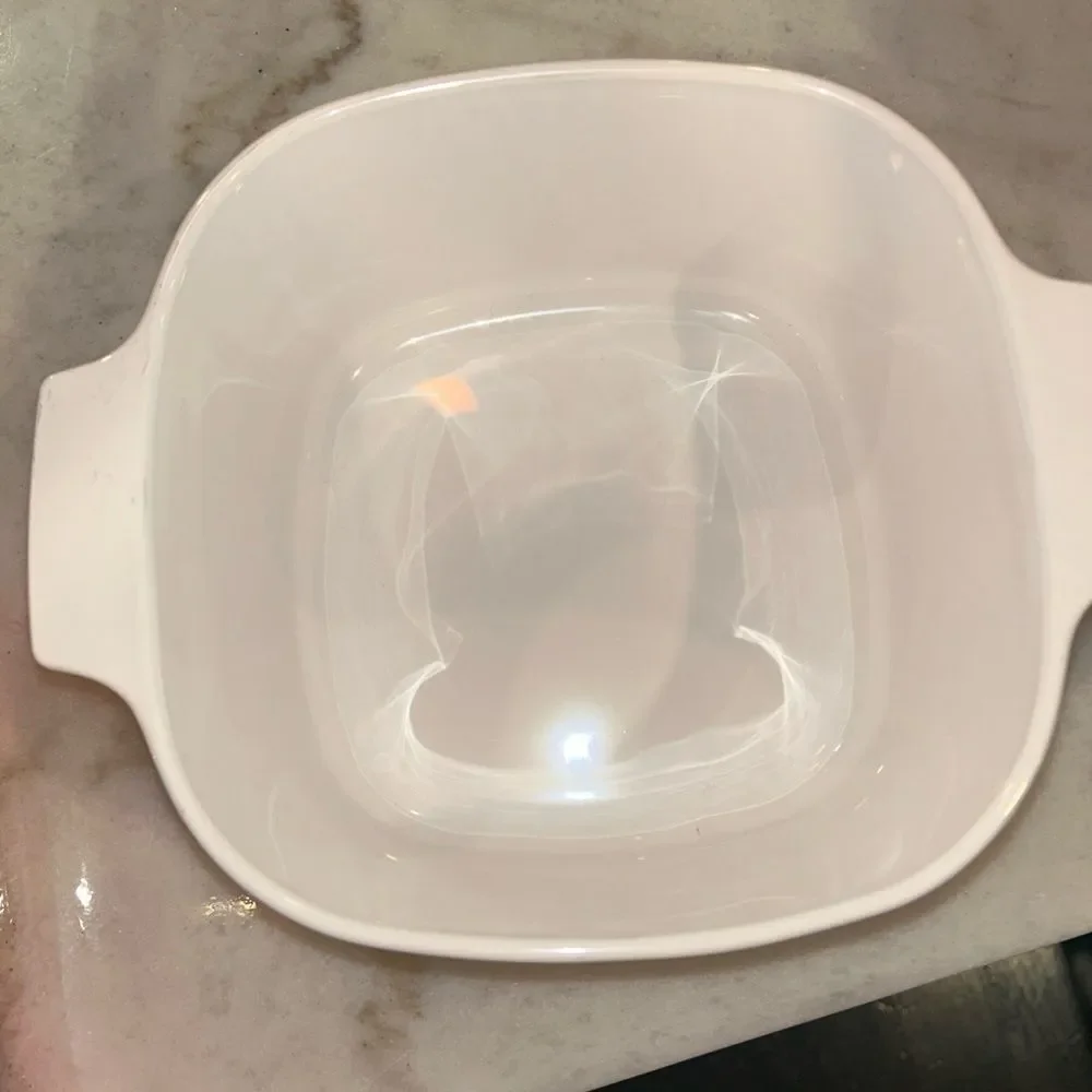 Vintage Corningware Blue Dusk Bells Casserole Dish 3 L W/ Pyrex Lid